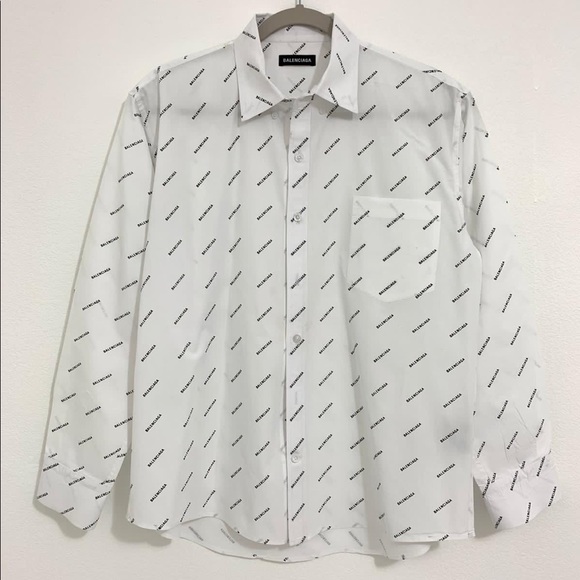 Balenciaga Other - Balenciaga Shirt Allover logo print